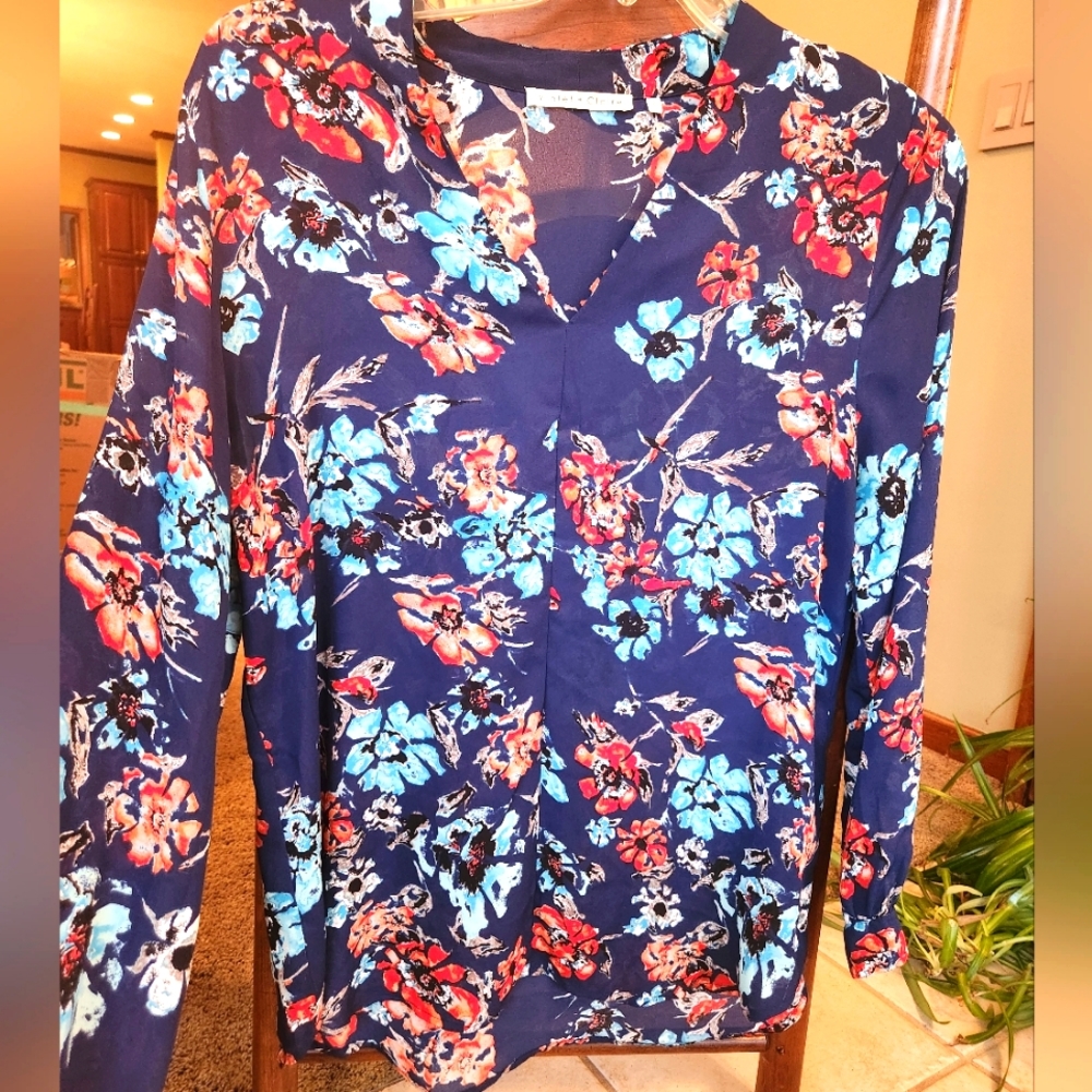 Floral blouse (L)